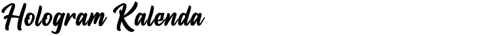 Hologram Kalenda