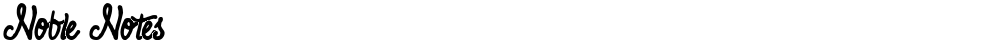 Noble Notes