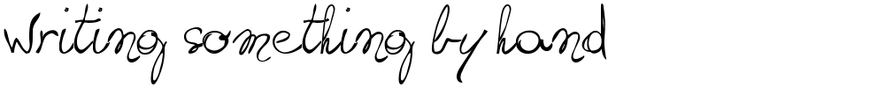 writing something by hand_FREE-