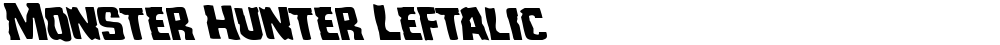 Monster Hunter Leftalic