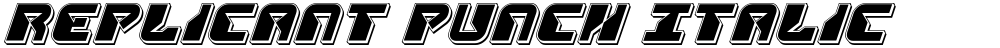 Replicant Punch Italic