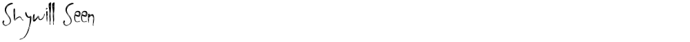 Shywill Seen