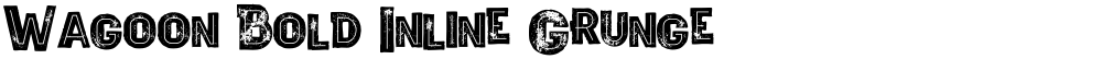Wagoon Bold Inline Grunge