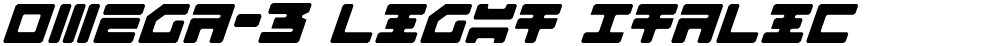 Omega-3 Light Italic