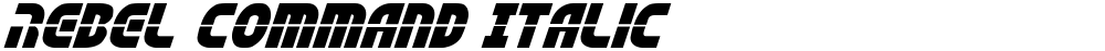Rebel Command Italic