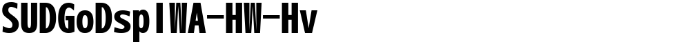 SUDGoDspIWA-HW-Hv