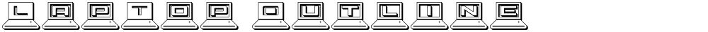 LapTop Outline