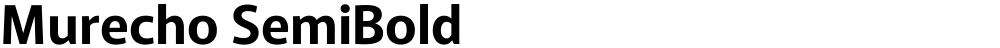Murecho SemiBold