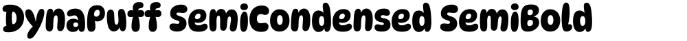 DynaPuff SemiCondensed SemiBold