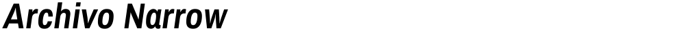 Archivo Narrow