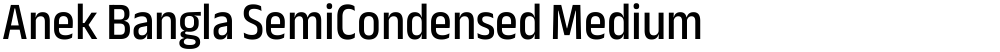 Anek Bangla SemiCondensed Medium