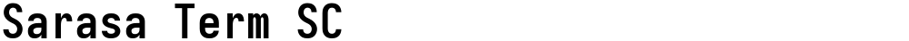 Sarasa Term SC