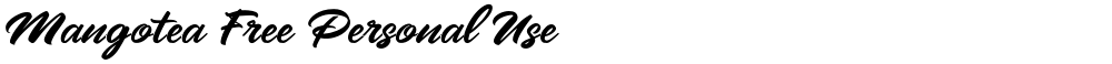 Mangotea Free Personal Use