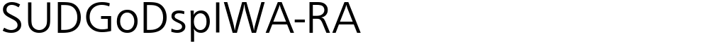 SUDGoDspIWA-RA