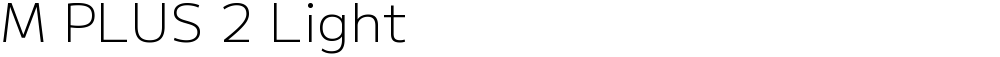 M PLUS 2 Light