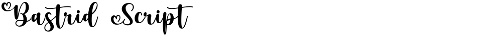 Bastrid Script