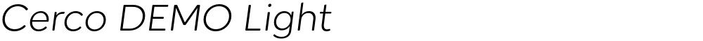 Cerco DEMO Light