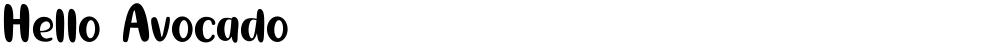 Hello Avocado