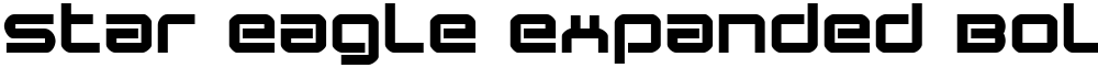 Star Eagle Expanded Bold
