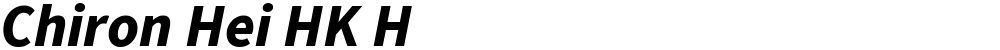 Chiron Hei HK H
