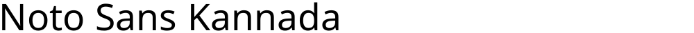 Noto Sans Kannada