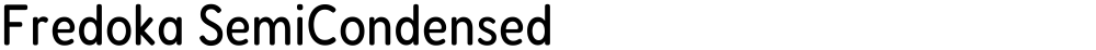 Fredoka SemiCondensed