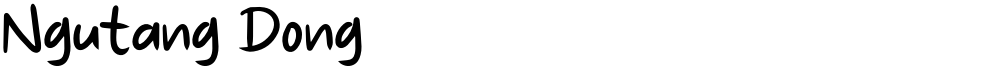Ngutang Dong