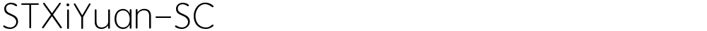 STXiYuan-SC
