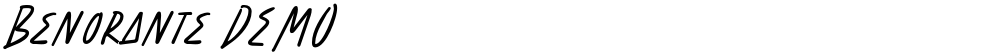 Benorante DEMO