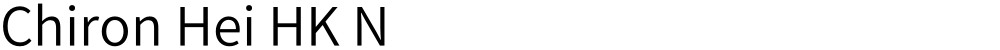 Chiron Hei HK N