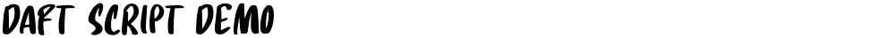 Daft Script DEMO