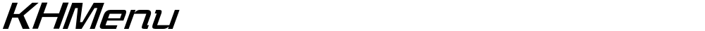 KHMenu