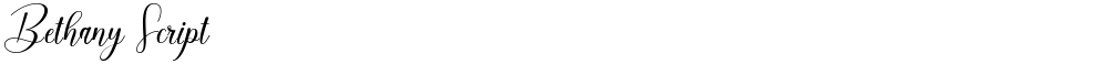 Bethany Script