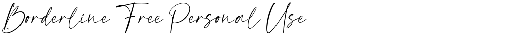 Borderline Free Personal Use