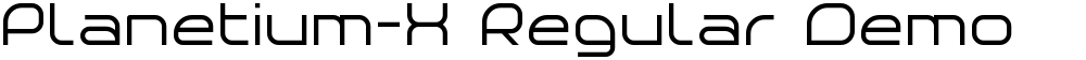 Planetium-X Regular Demo