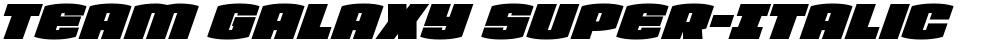 Team Galaxy Super-Italic