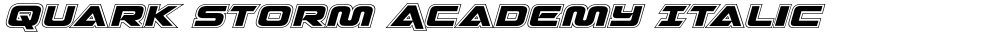 Quark Storm Academy Italic