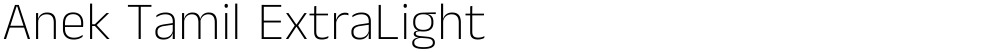 Anek Tamil ExtraLight