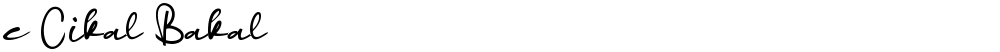 c Cikal Bakal