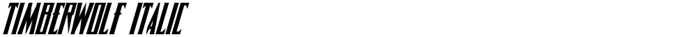 Timberwolf Italic