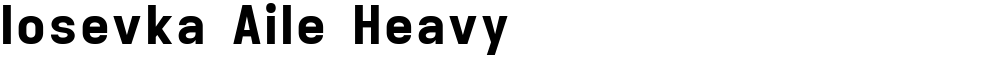 Iosevka Aile Heavy