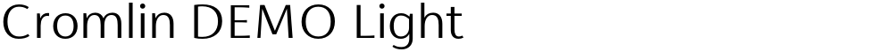 Cromlin DEMO Light
