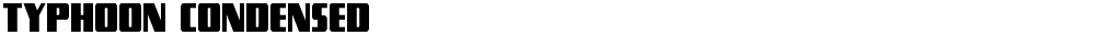 Typhoon Condensed