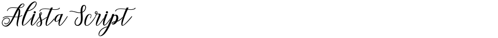 Alista Script