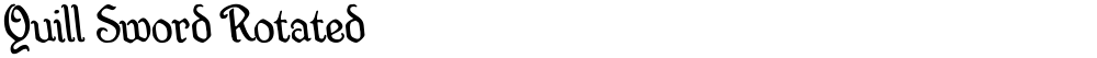 Quill Sword Rotated