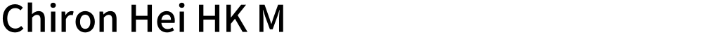 Chiron Hei HK M