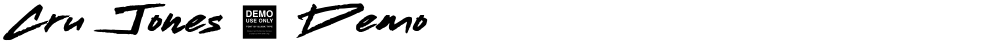 Cru Jones - Demo
