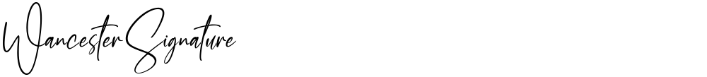 Wancester Signature