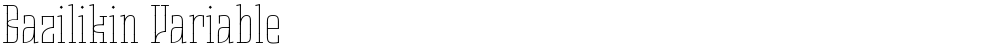 Bazilikin Variable