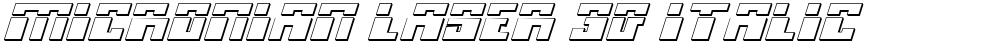 Micronian Laser 3D Italic